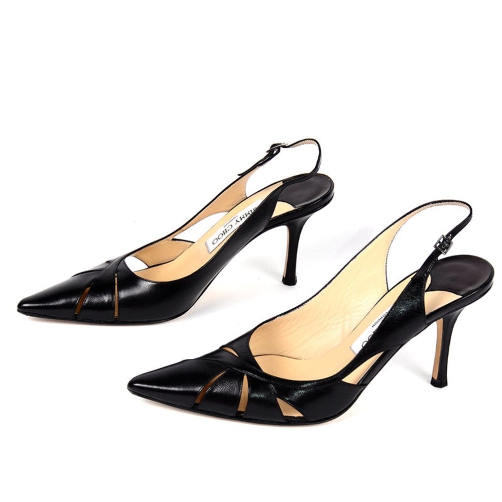 Jimmy Choo Black Kid Nero